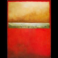 #142 - 40 "x 30" acrylic/canvas color field paintings