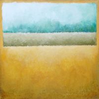 #144 - 20" x 20" acrylic/canvas color field paintings