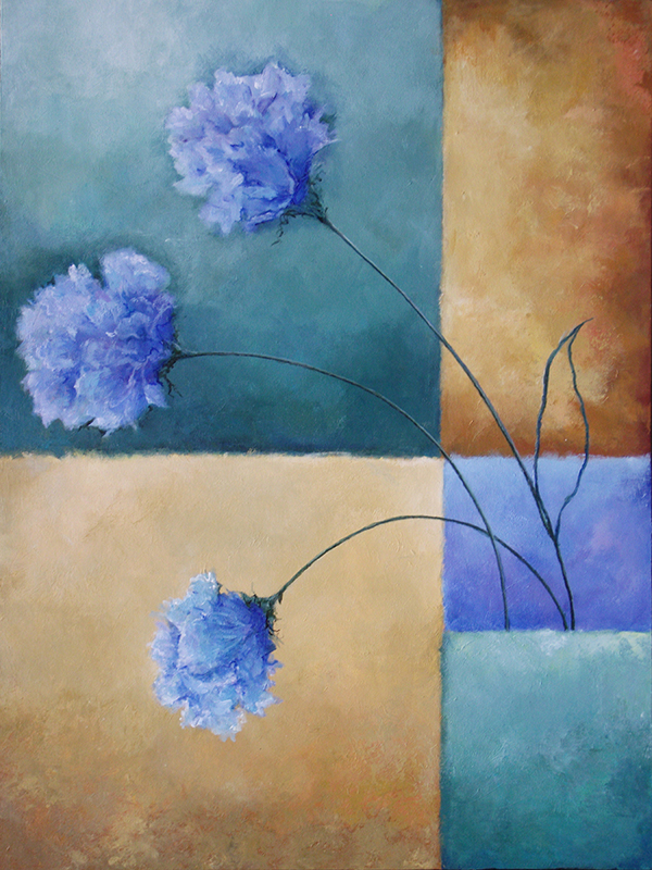 #154 40 x 30 acrylic/canvas color field paintings