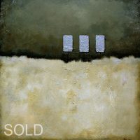 #145 – 20″ x 20″ acrylic/canvas color field paintings