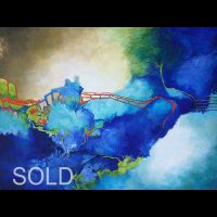 #169 - 36″ x 48″ mixed media on canvas