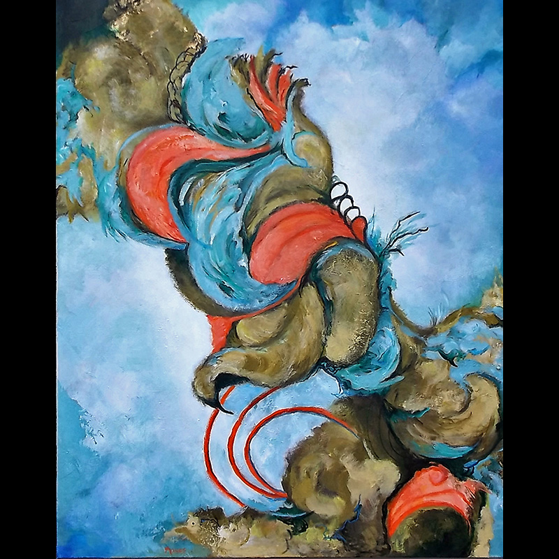 #179 - 30" x 24" acrylic on canvas