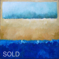 #153 - 20" x 20" acrylic/canvas color field paintings